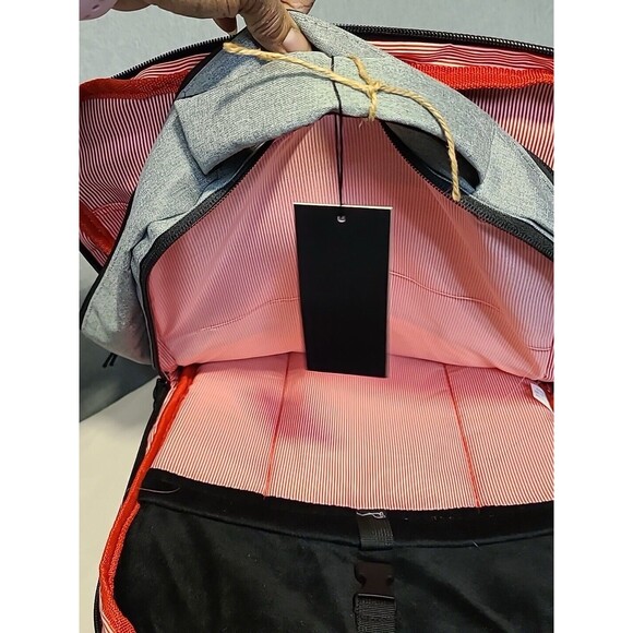 Laptop Tablet Backpack w/ Snap Zipper Lightweight Polyester Men Women Teens Gray - Picture 5 of 7